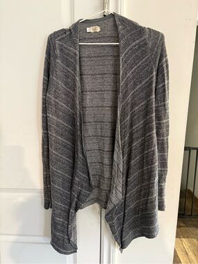 Volcom Heather Gray Open-Front Women's Cardigan